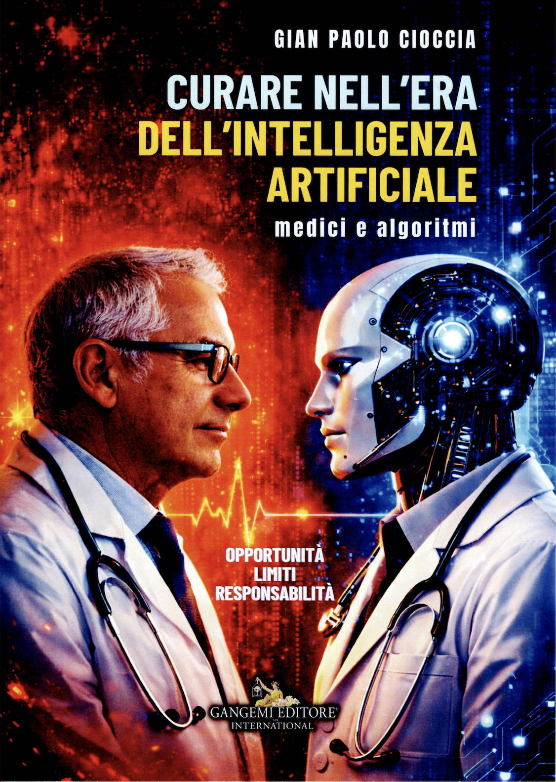 Copertina del libro Curare nell’era dell’Intelligenza Artificiale